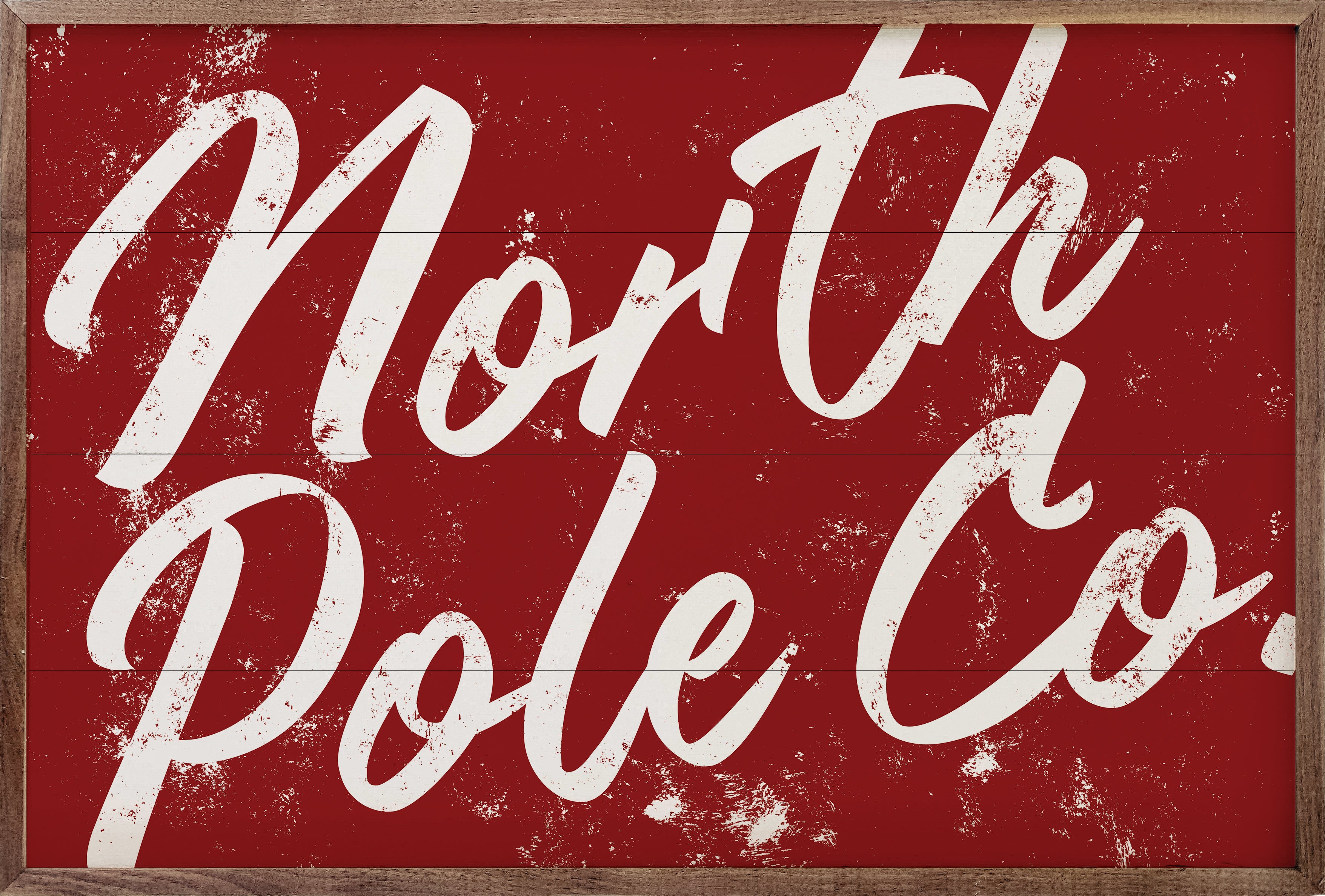 North Pole Co Red 16x10 / Red