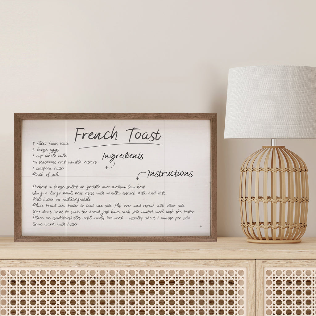 Recipe French Toast White 16x10 / White