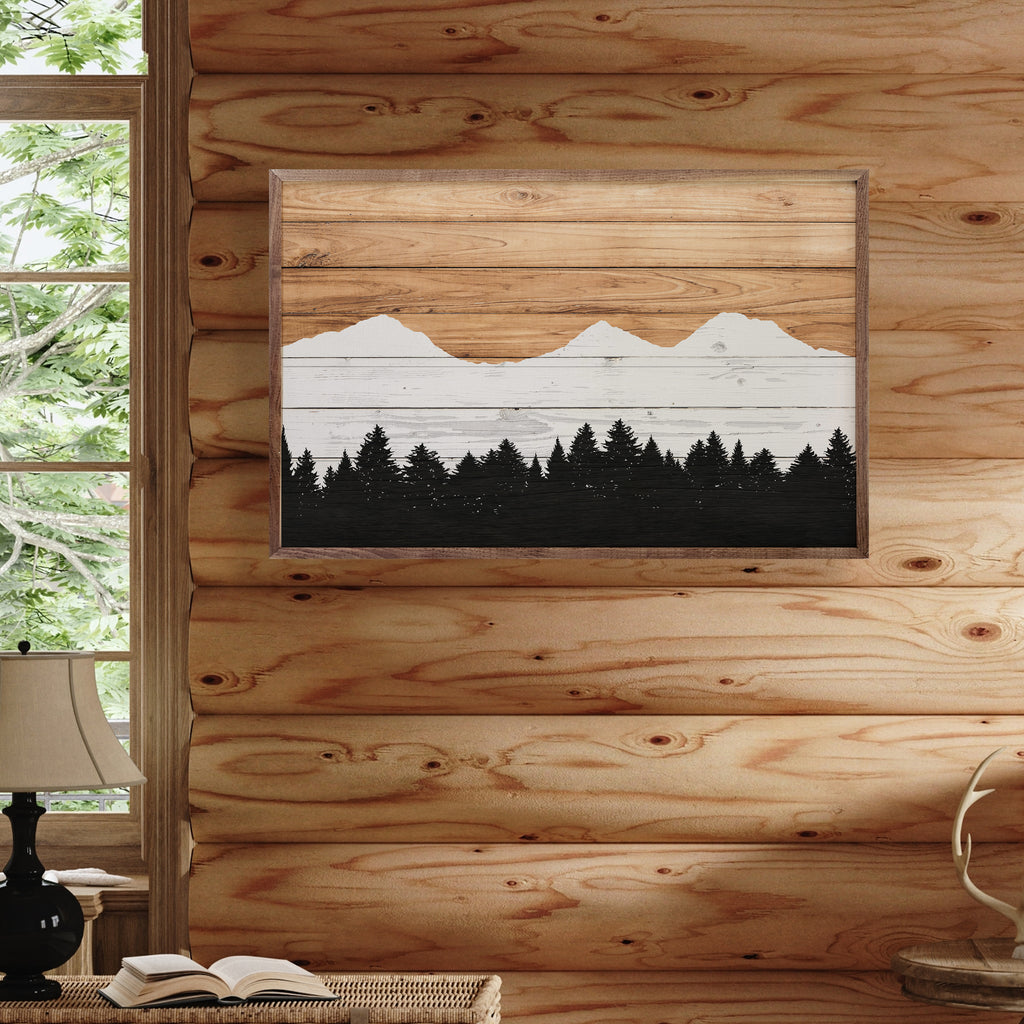 Set Three Sisters Mountains Right View 16x10 / Multi-Color