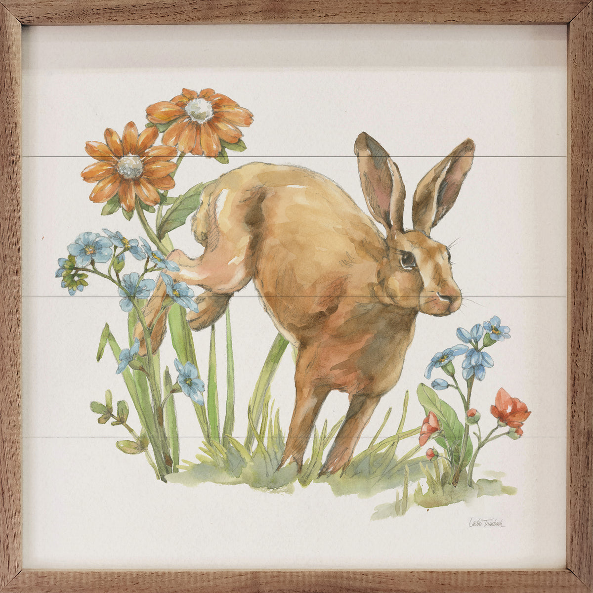 In The Garden IV Rabbit By Leslie Trimbach – Kendrick Home