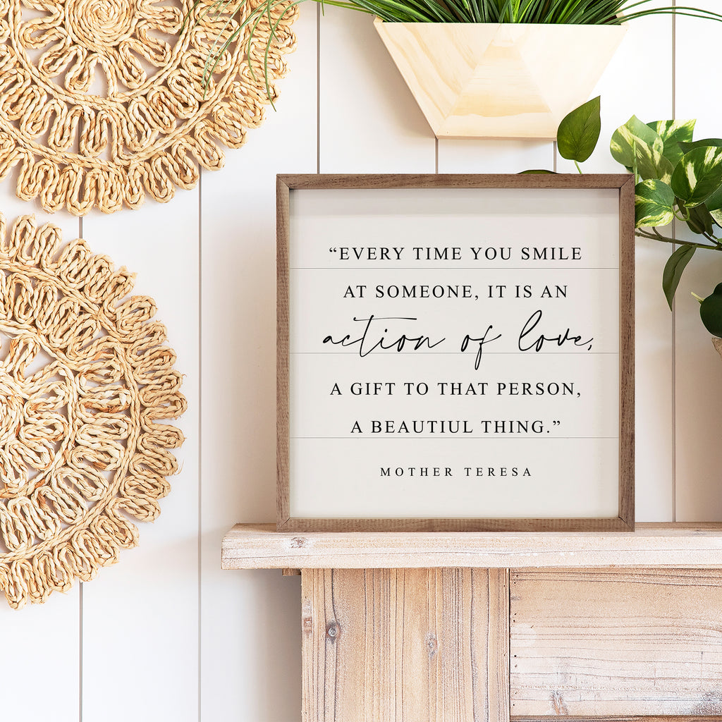 Action Of Love White 16x16 / White