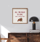 All You Need Is Love Minnesota 16x16 / White