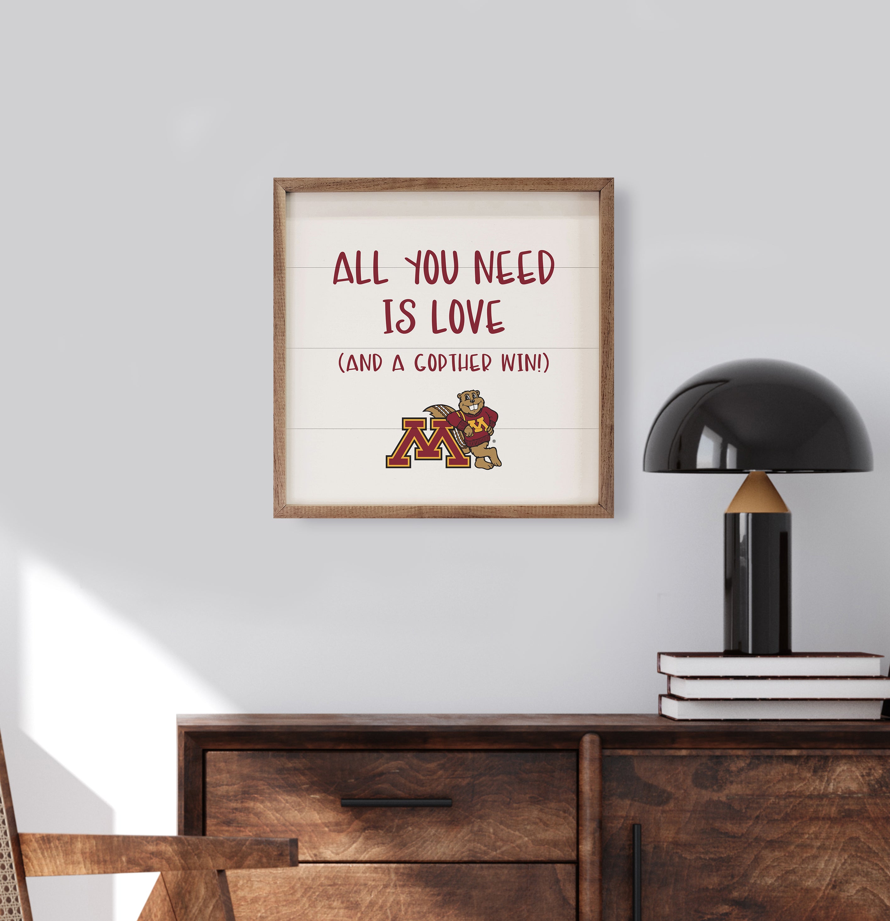 All You Need Is Love Minnesota 16x16 / White