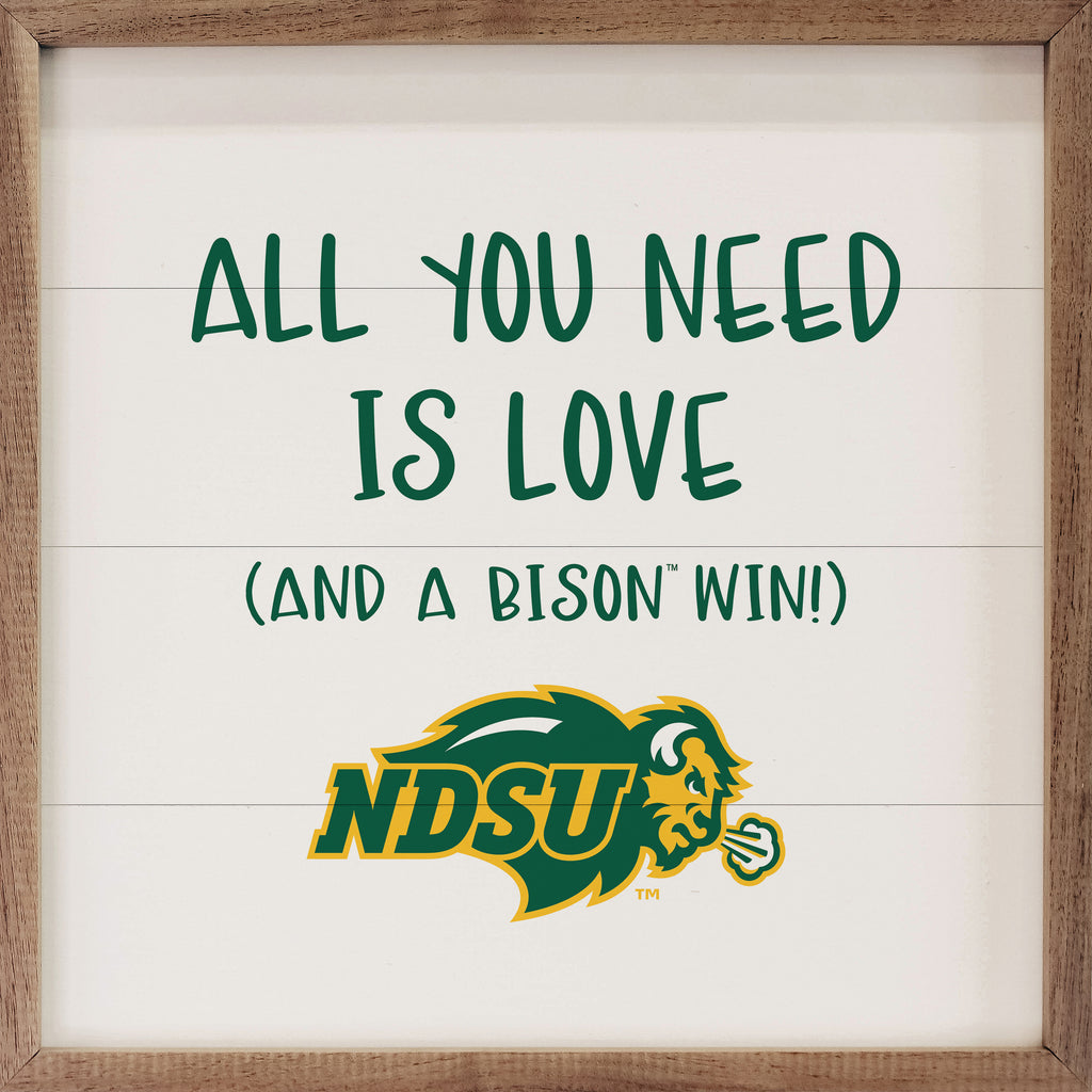 All You Need Is Love NDSU 16x16 / White