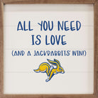 All You Need Is Love South Dakota State 16x16 / White