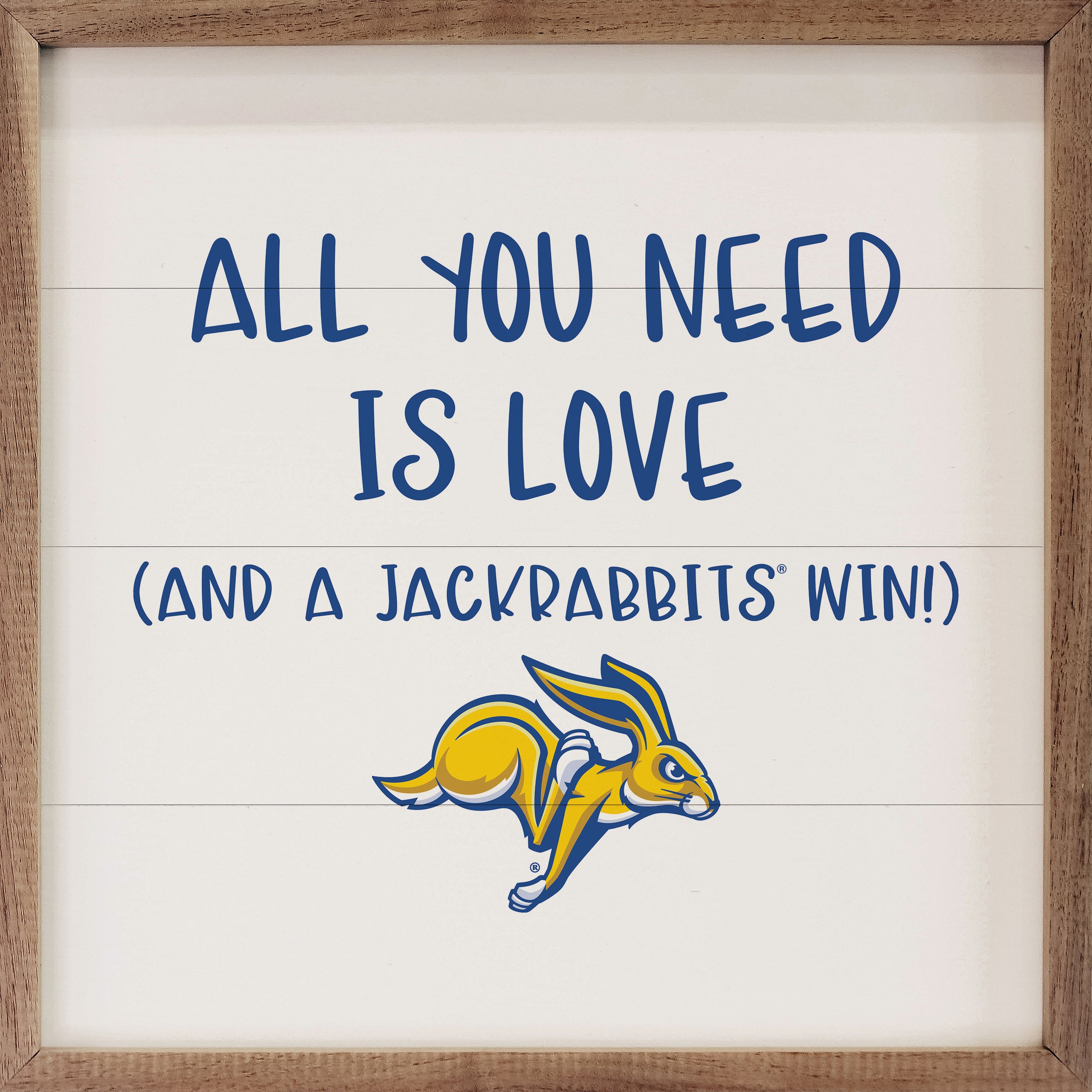 All You Need Is Love South Dakota State 16x16 / White