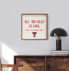 All You Need Texas Tech 16x16 / White