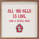 All You Need Is Love South Dakota 16x16 / White