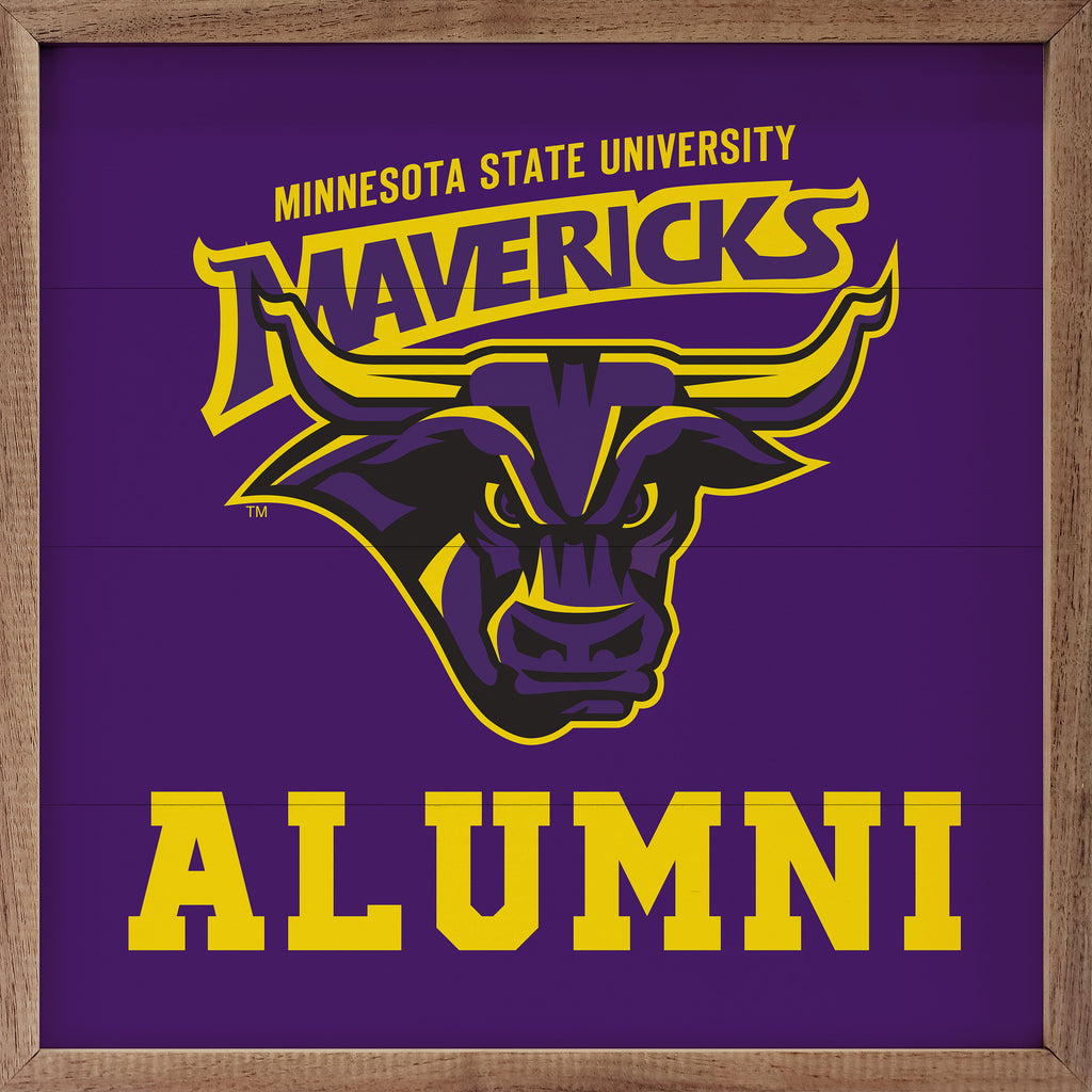 Alumni Minnesota Mankato 16x16 / Purple