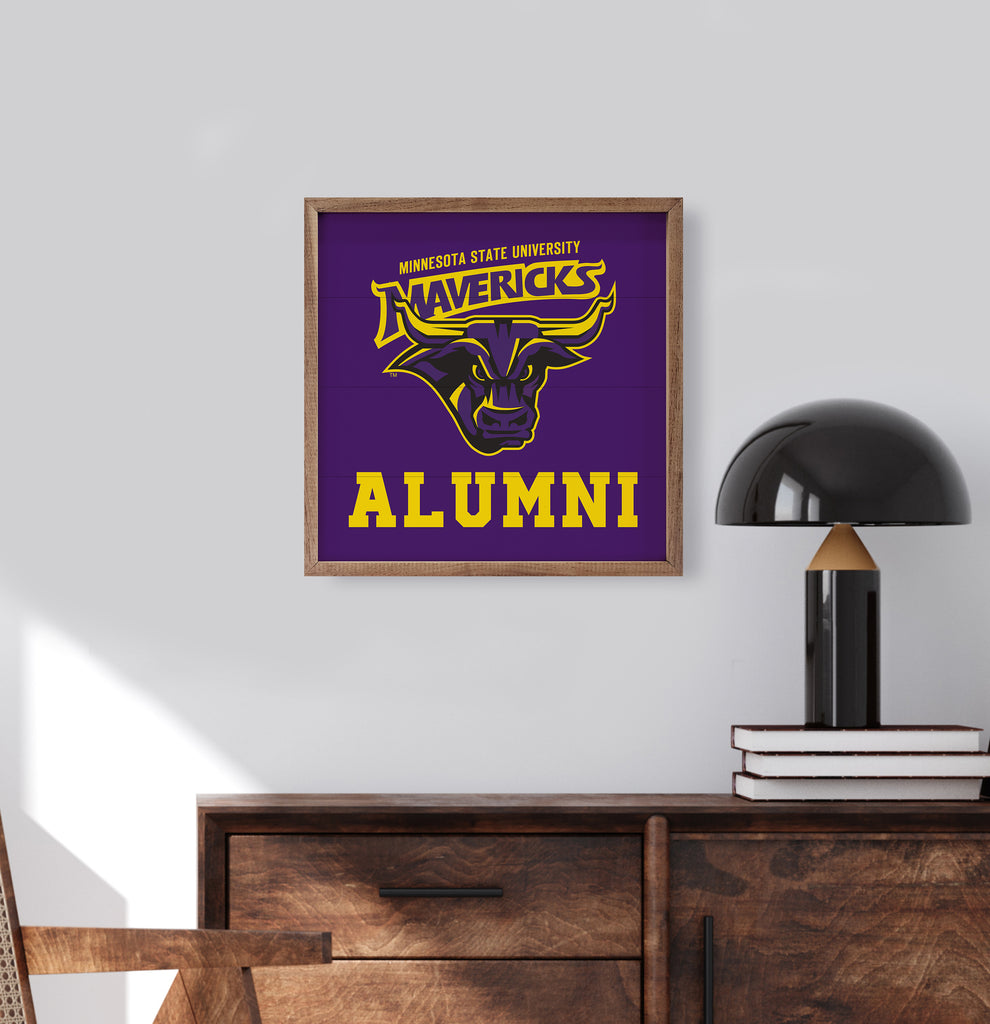 Alumni Minnesota Mankato 16x16 / Purple