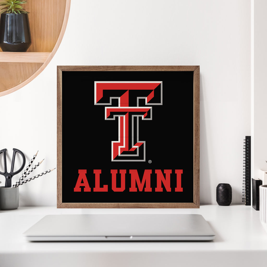 Alumni Texas Tech 16x16 / Black