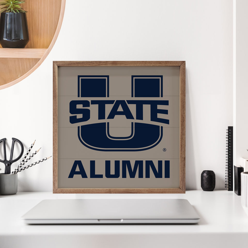 Alumni Utah State 16x16 / Gray