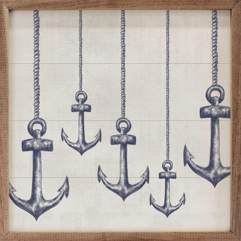 Anchored Port By Emily Wood 16x16 / Multi-Color