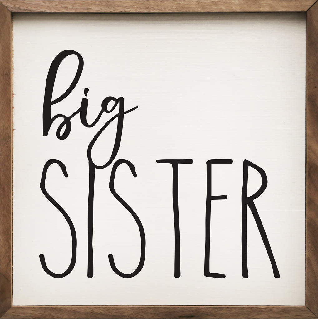 Big Sister White 16x16 / White