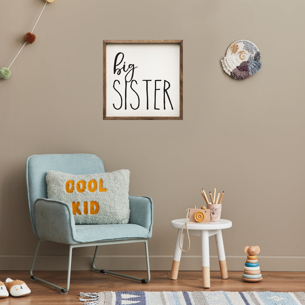 Big Sister White 16x16 / White