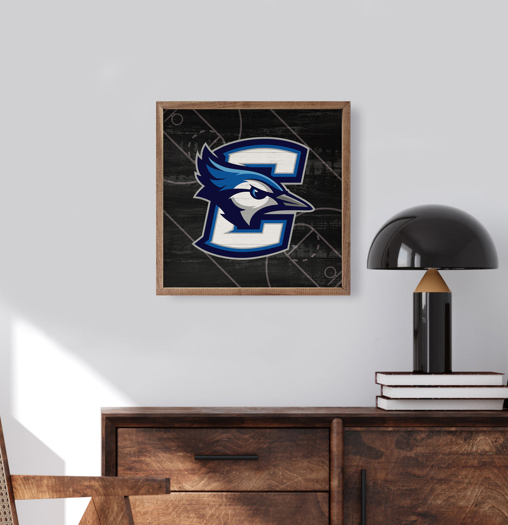 Black Basketball Court Creighton 16x16 / Black