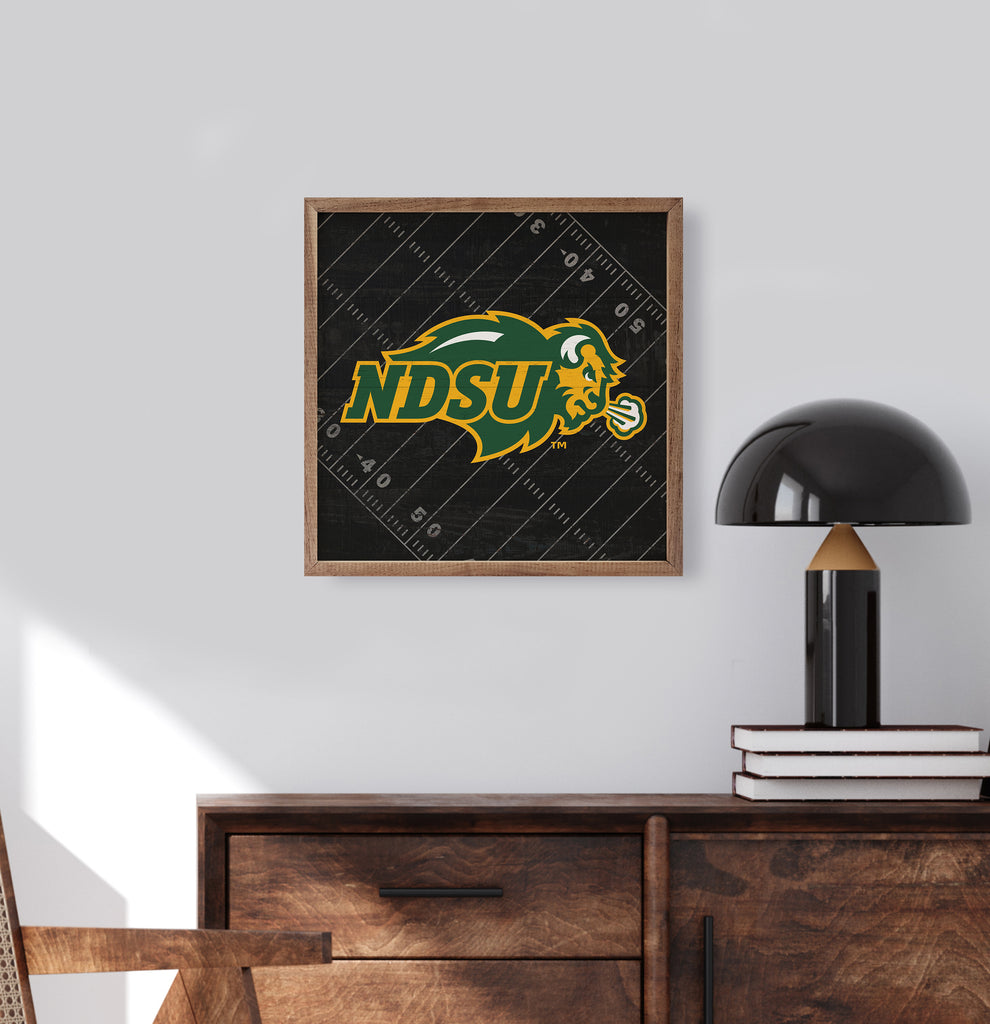 Black Football Field NDSU 16x16 / Black