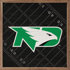 Black Football Field North Dakota 16x16 / Black