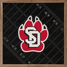 Black Football Field South Dakota 16x16 / Black