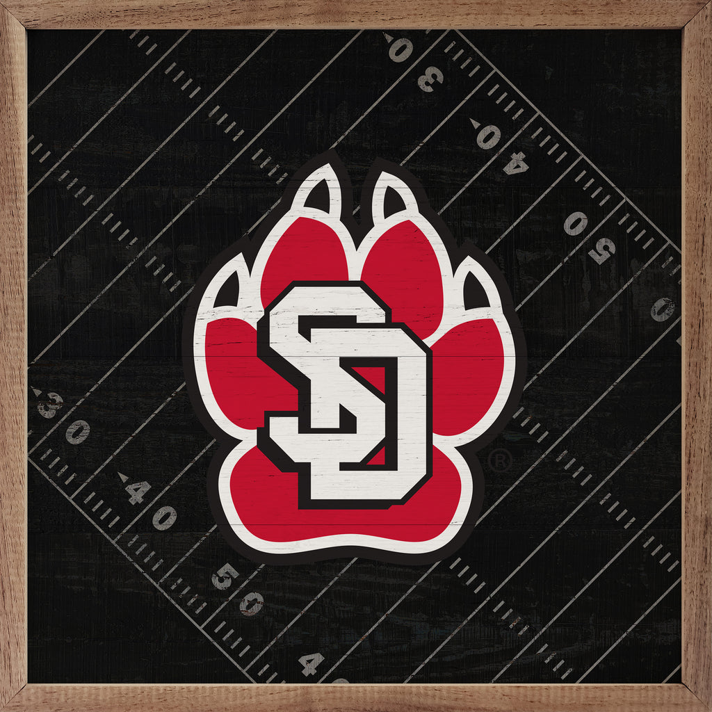 Black Football Field South Dakota 16x16 / Black