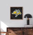 Black Football Field South Dakota State 16x16 / Black