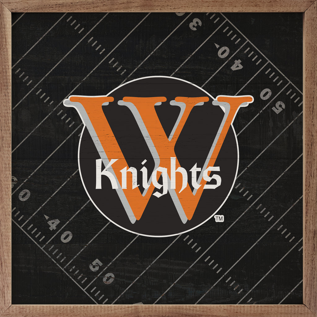 Black Football Field Wartburg 16x16 / Black