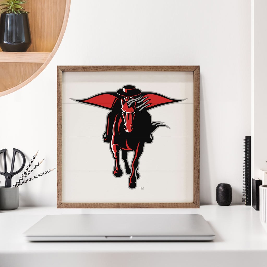 Bold Mascot Texas Tech 16x16 / White