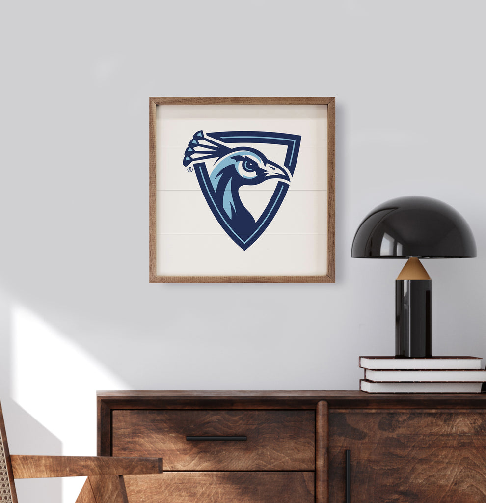 Bold Mascot Upper Iowa 16x16 / White