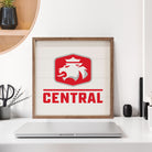 Bold Mascot Central College 16x16 / White