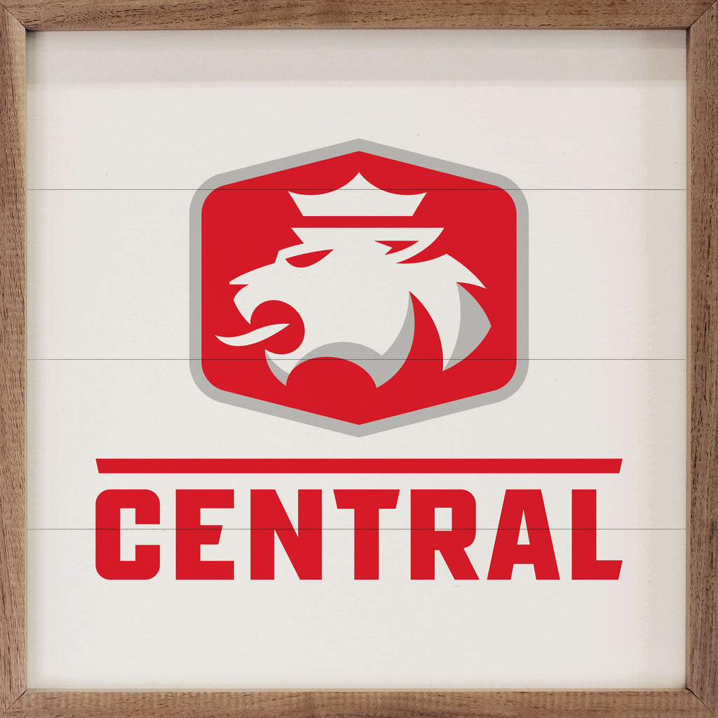 Bold Mascot Central College 16x16 / White