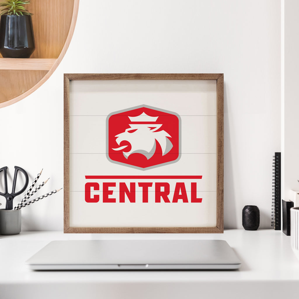 Bold Mascot Central College 16x16 / White
