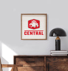 Bold Mascot Central College 16x16 / White