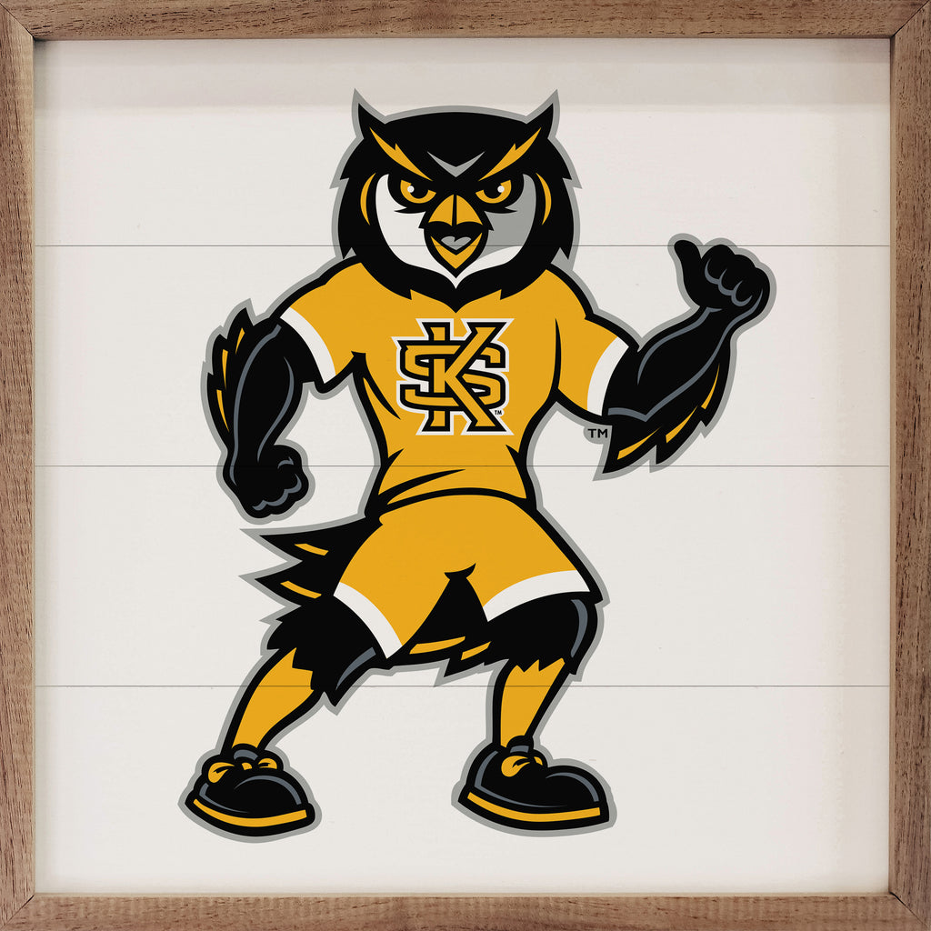 Bold Mascot Kennesaw 16x16 / White