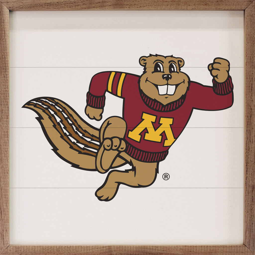 Bold Mascot Minnesota 16x16 / White