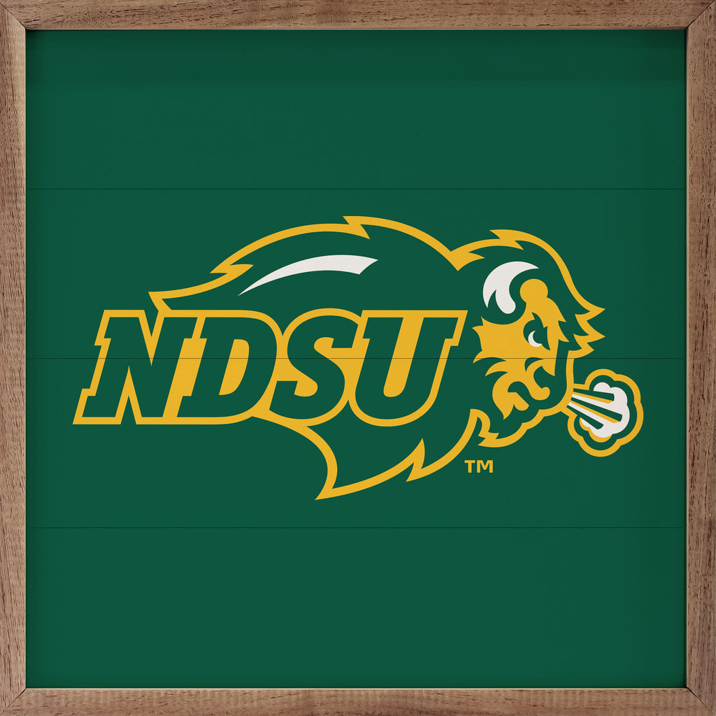 Bold Mascot NDSU 16x16 / White