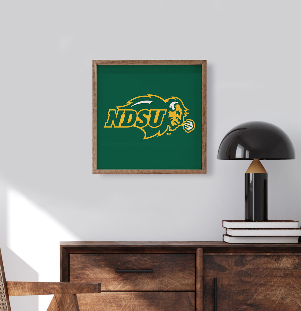 Bold Mascot NDSU 16x16 / White