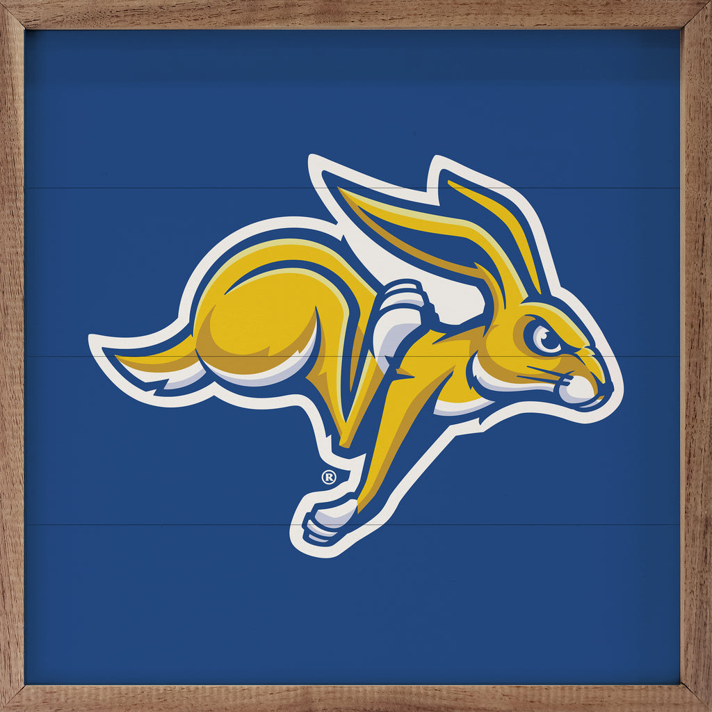 Bold Mascot South Dakota State 16x16 / White