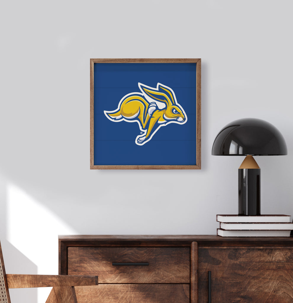 Bold Mascot South Dakota State 16x16 / White