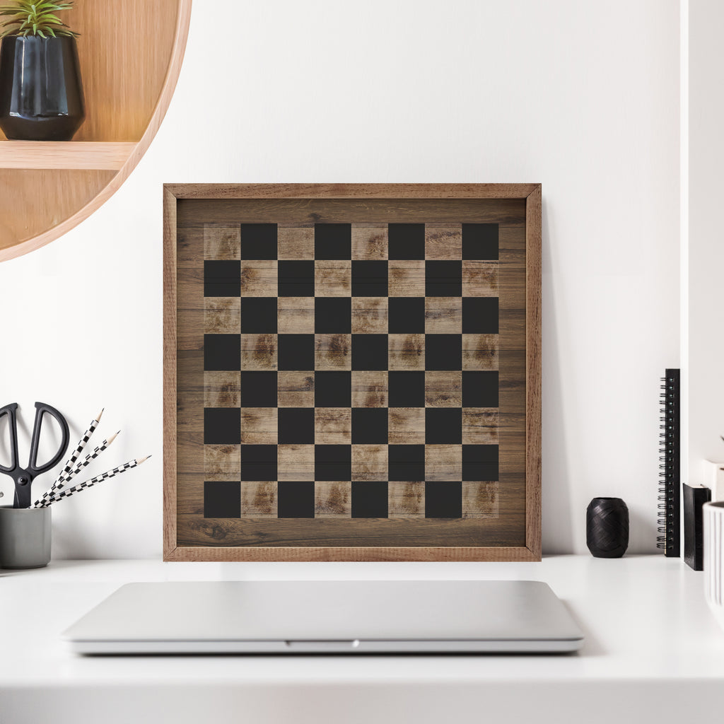 Checkers Brown 16x16 / Brown