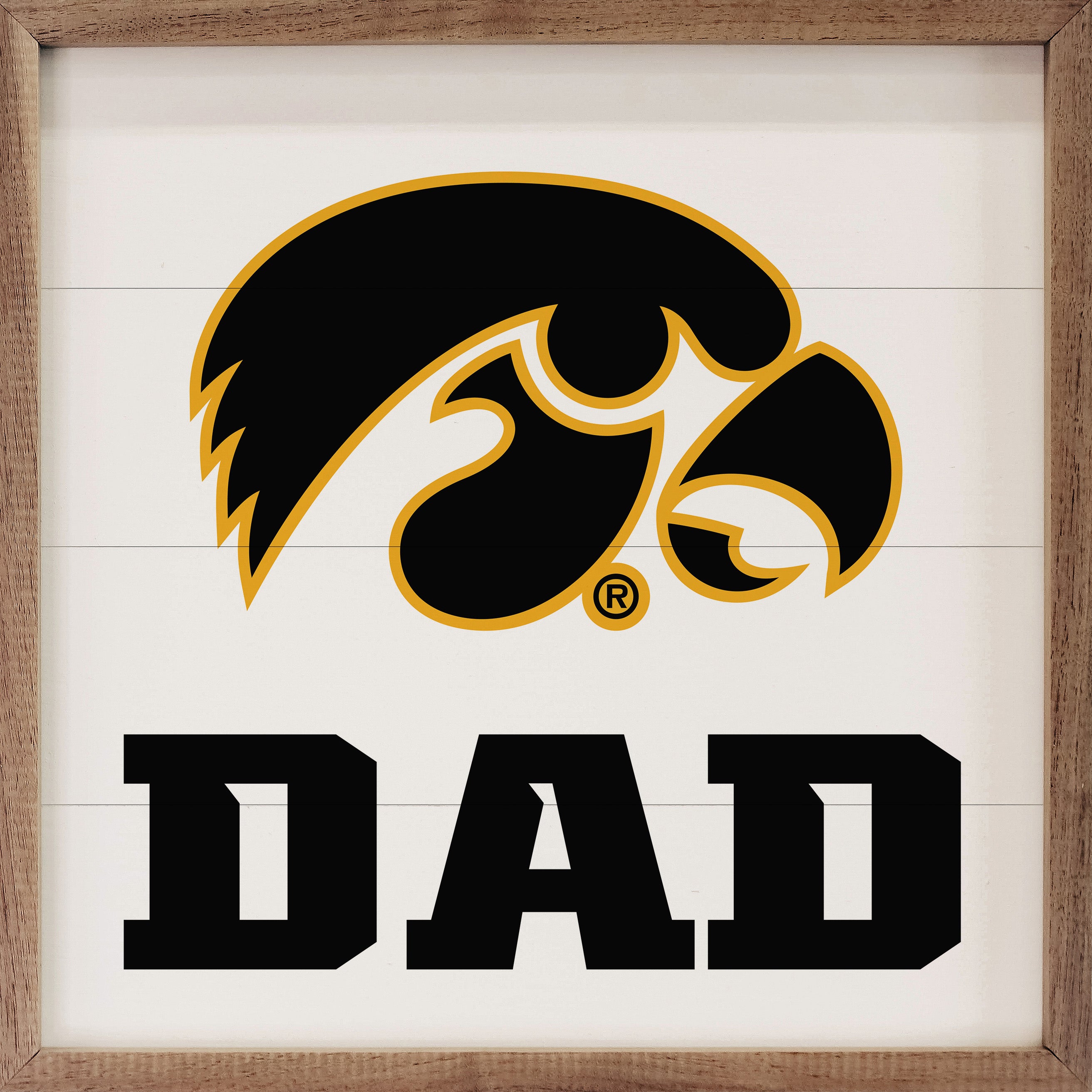 Dad Iowa 16x16 / White