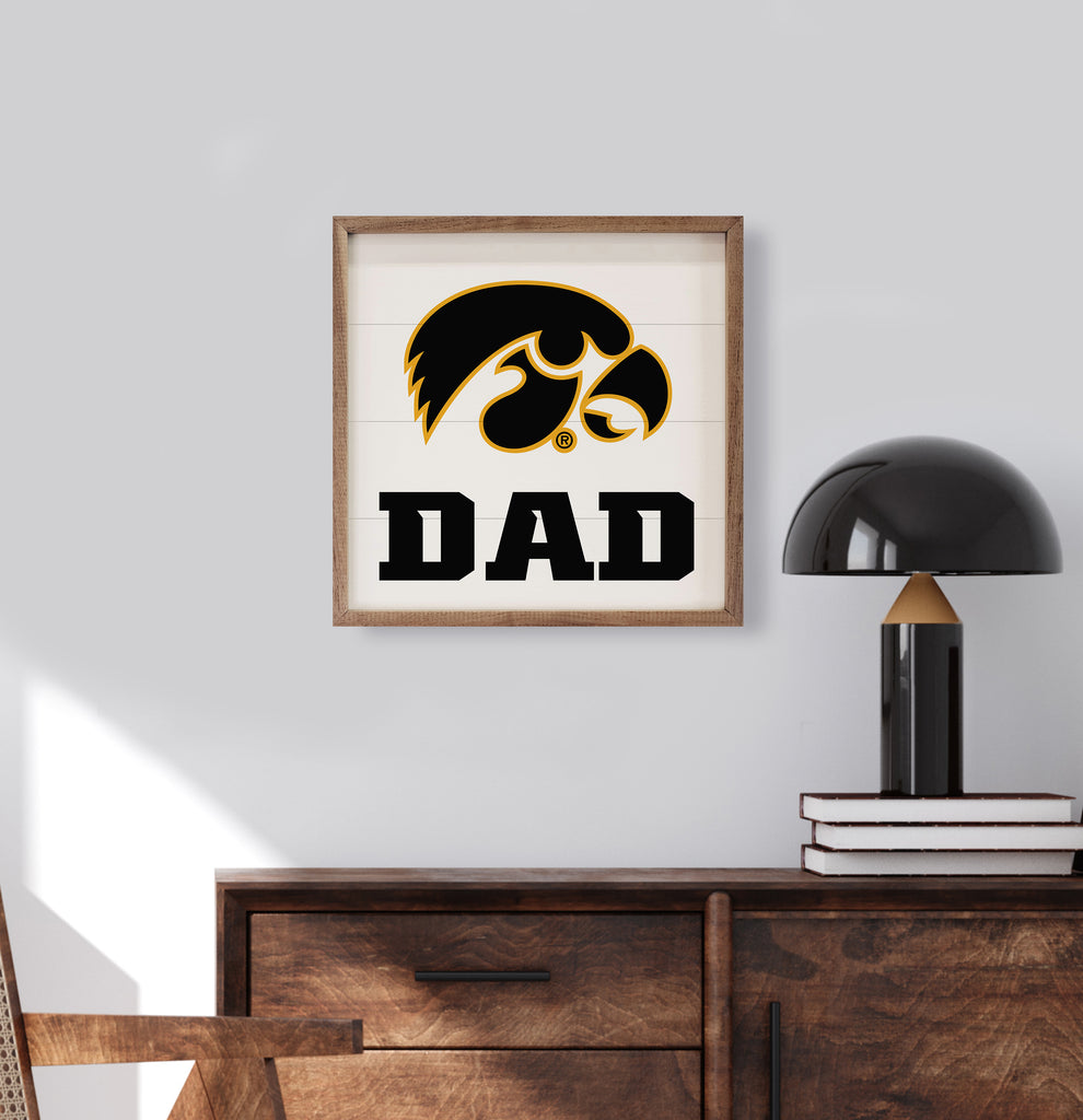 Dad Iowa 16x16 / White