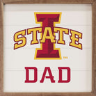 Dad Iowa State 16x16 / White