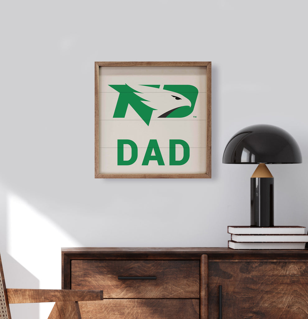 Dad North Dakota 16x16 / White