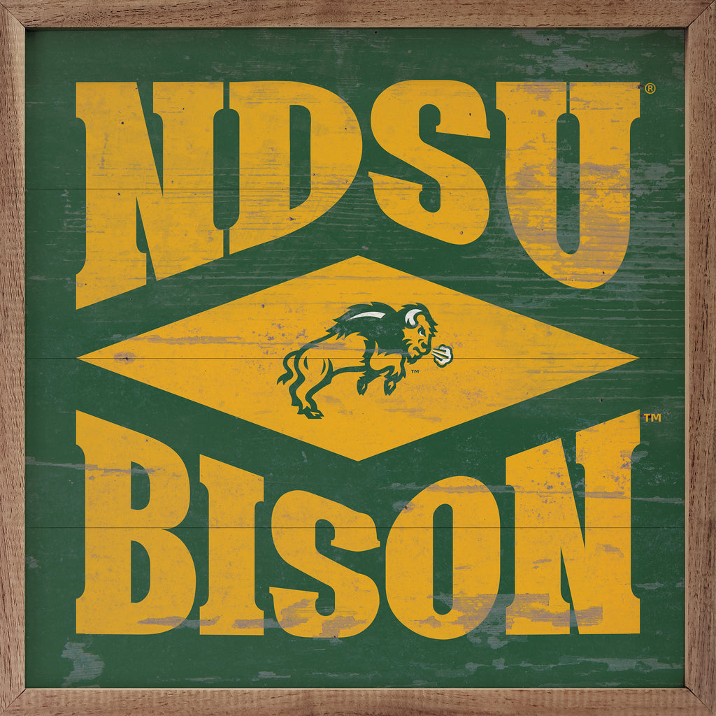 Diamond Logo NDSU 16x16 / Green