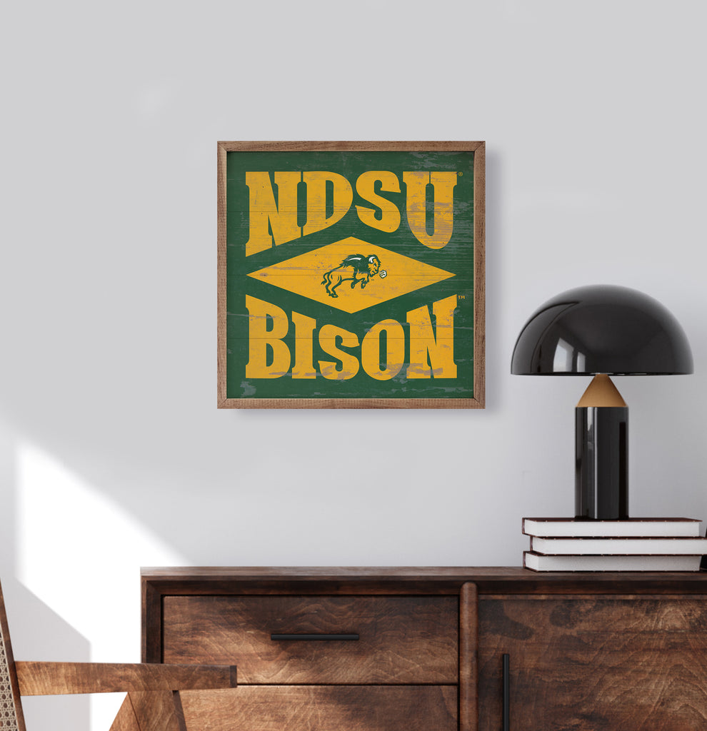 Diamond Logo NDSU 16x16 / Green