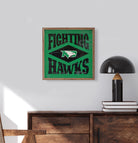 Diamond Logo North Dakota 16x16 / Green
