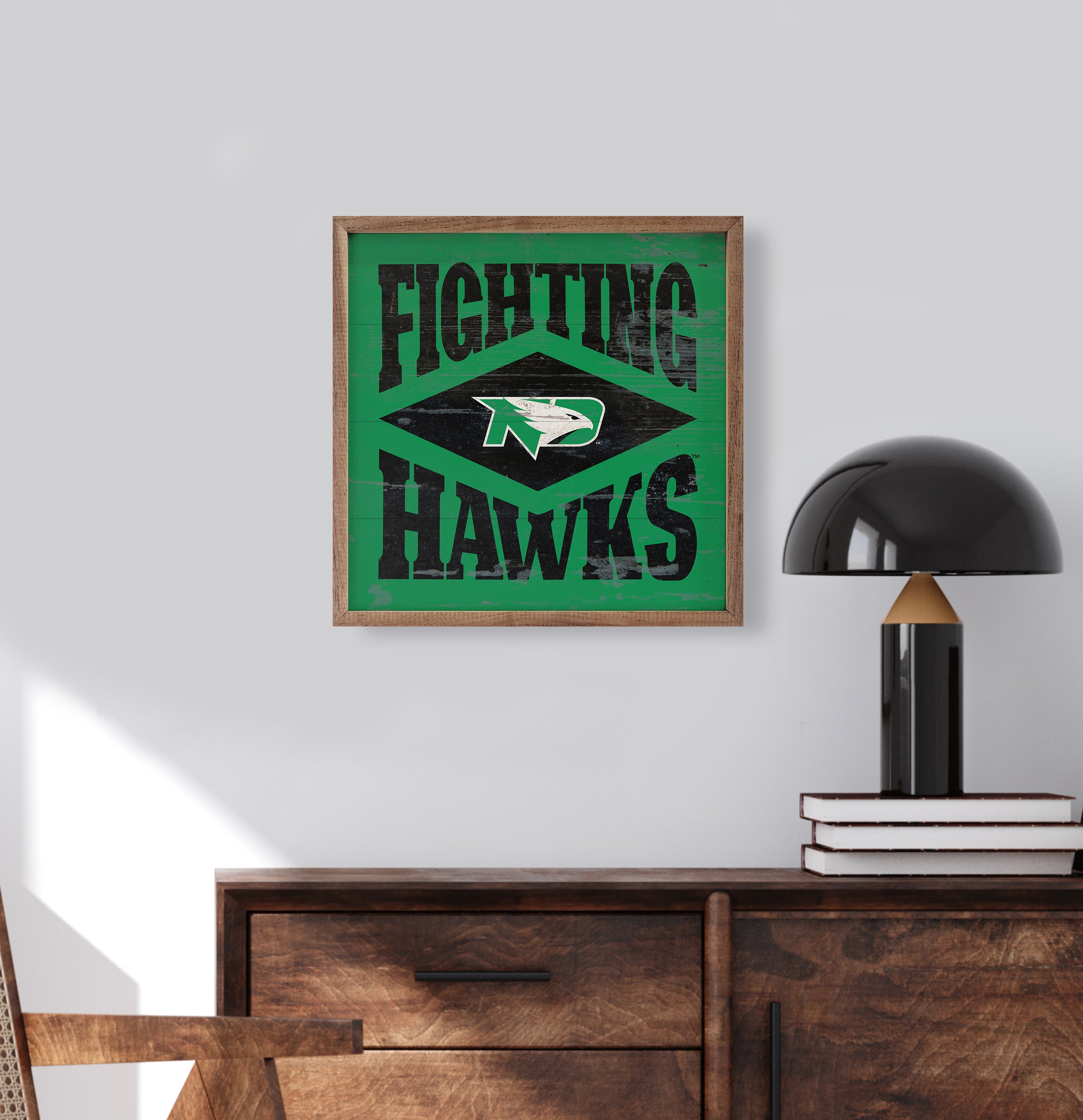 Diamond Logo North Dakota 16x16 / Green
