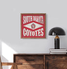 Diamond Logo South Dakota 16x16 / Red
