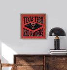 Diamond Logo Texas Tech 16x16 / Red