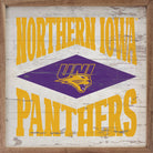 Diamond Logo Northern Iowa Panthers 16x16 / Purple